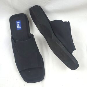 Vintage 90s Y2K Keds Black‎ Slide Sandal